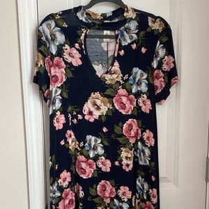 Flower Mini Dress
